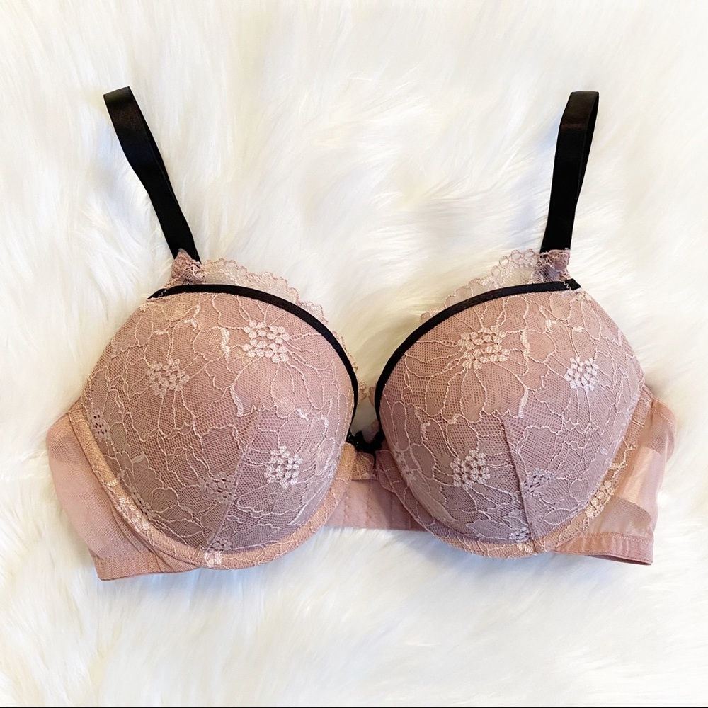 H&M PUSH UP BRA FLORAL LACE 38C